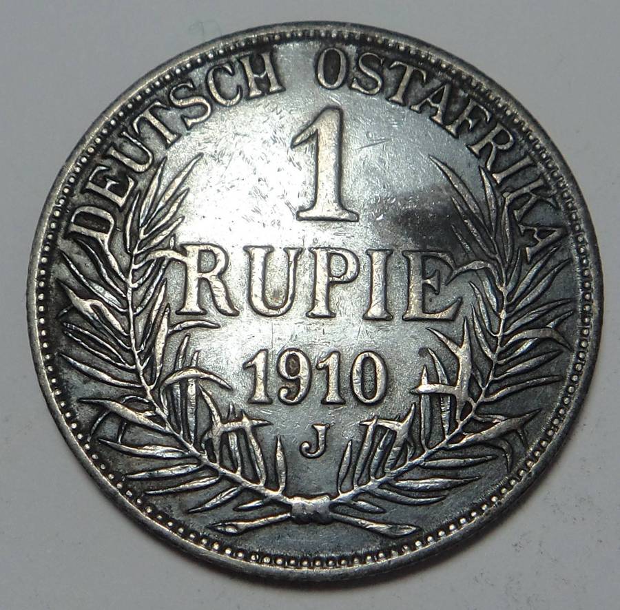 German East Africa 1 Rupie 1910 (J)