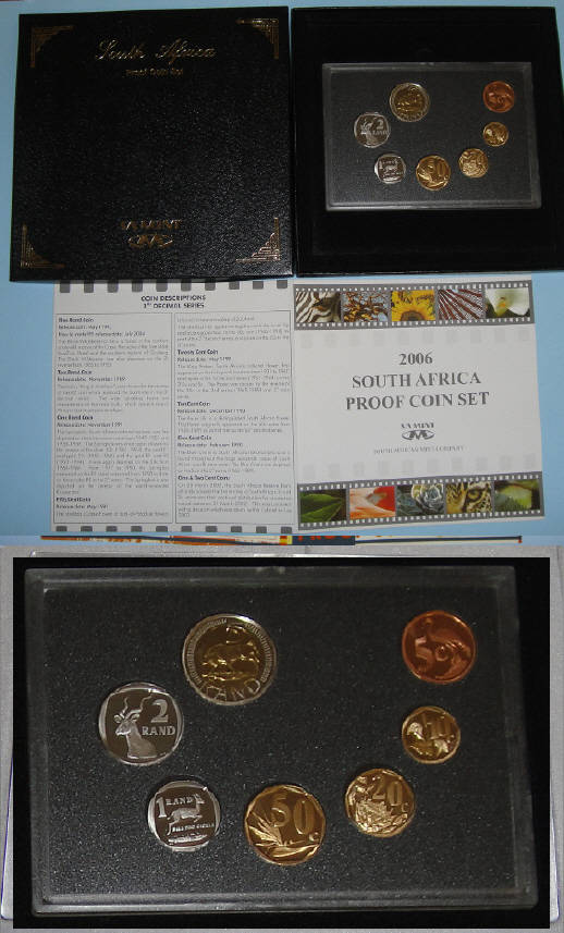RSA Proof Coin Set of 2006