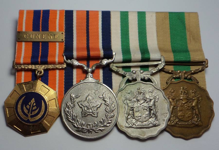 Border War Medal group with Cunene Clasp to Pro Patria