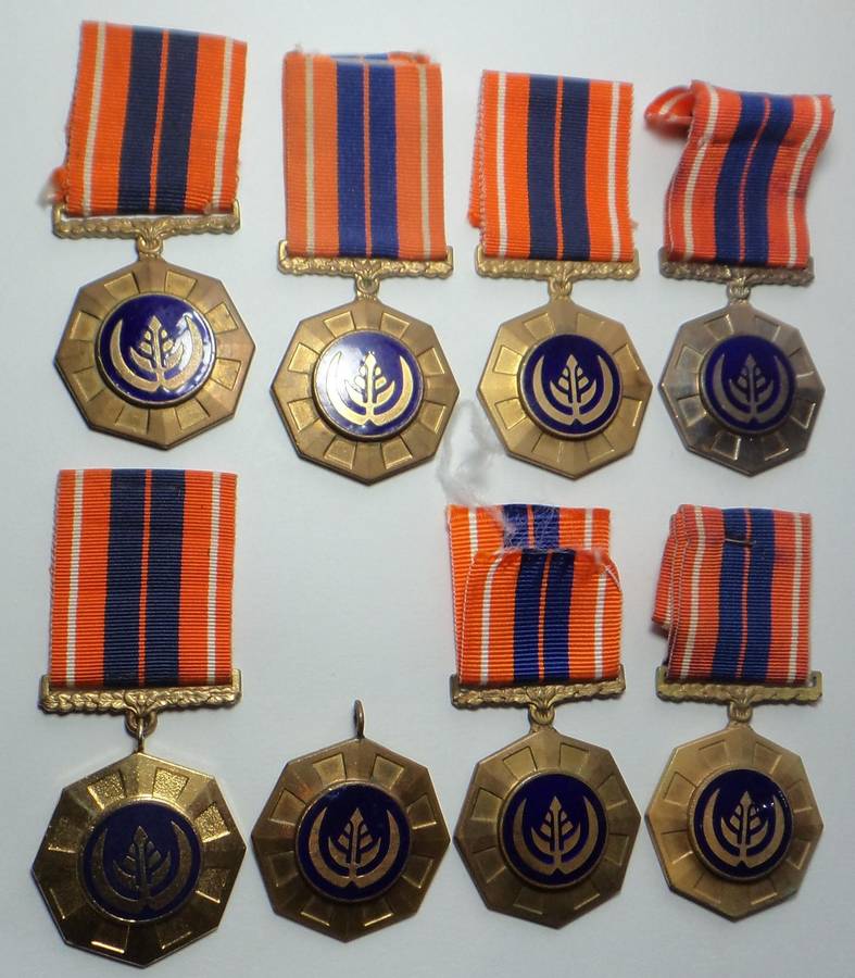 8 x SADF Pro Patria Medals