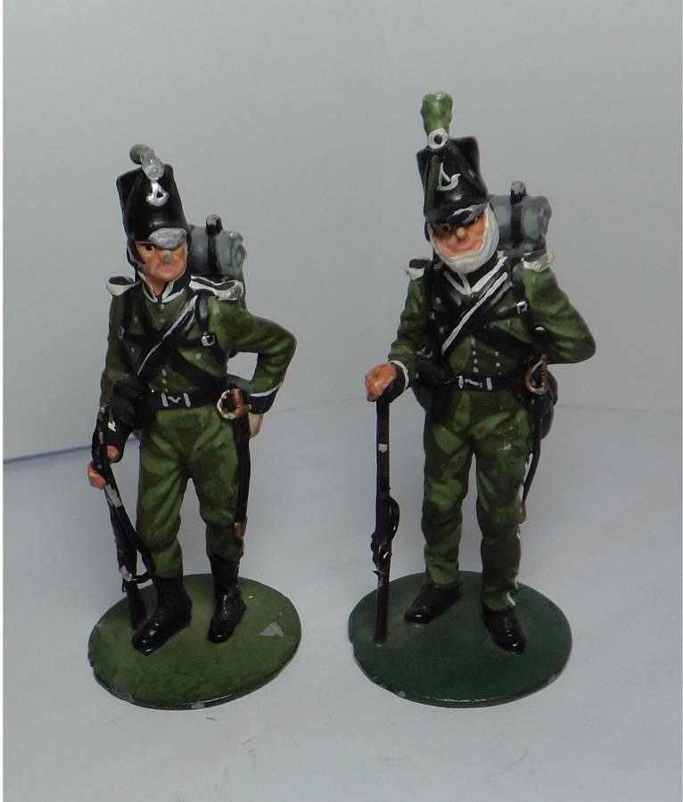 Ken Kearsley of England Lead Figurines: "95th" Foot Sharp's Rifles