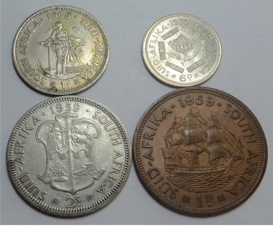 Union of SA: Coin Set of 1959