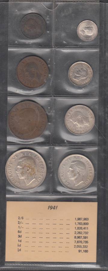 1941 Coin Set of the Union of South Africa