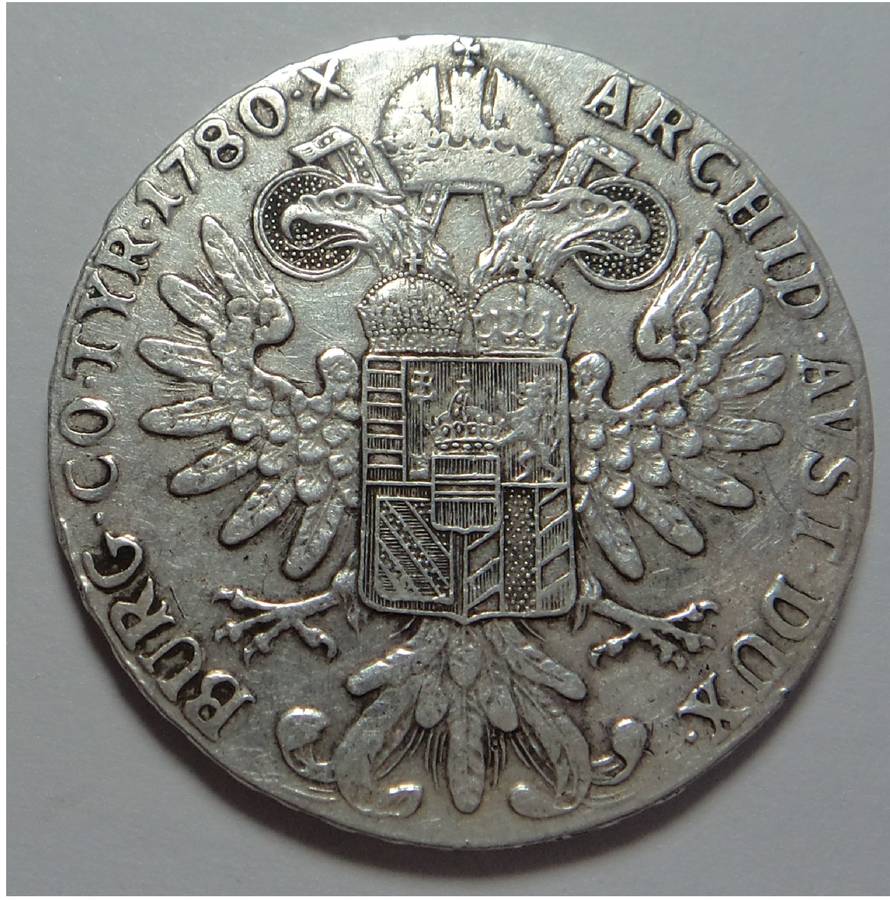 Austria: Maria Theresa Silver Thaler dated 1780