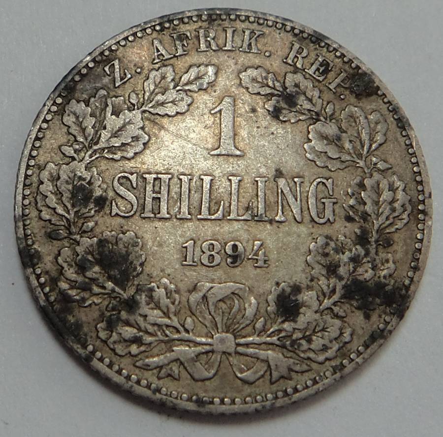 1894 Paul Kruger ZAR Shilling