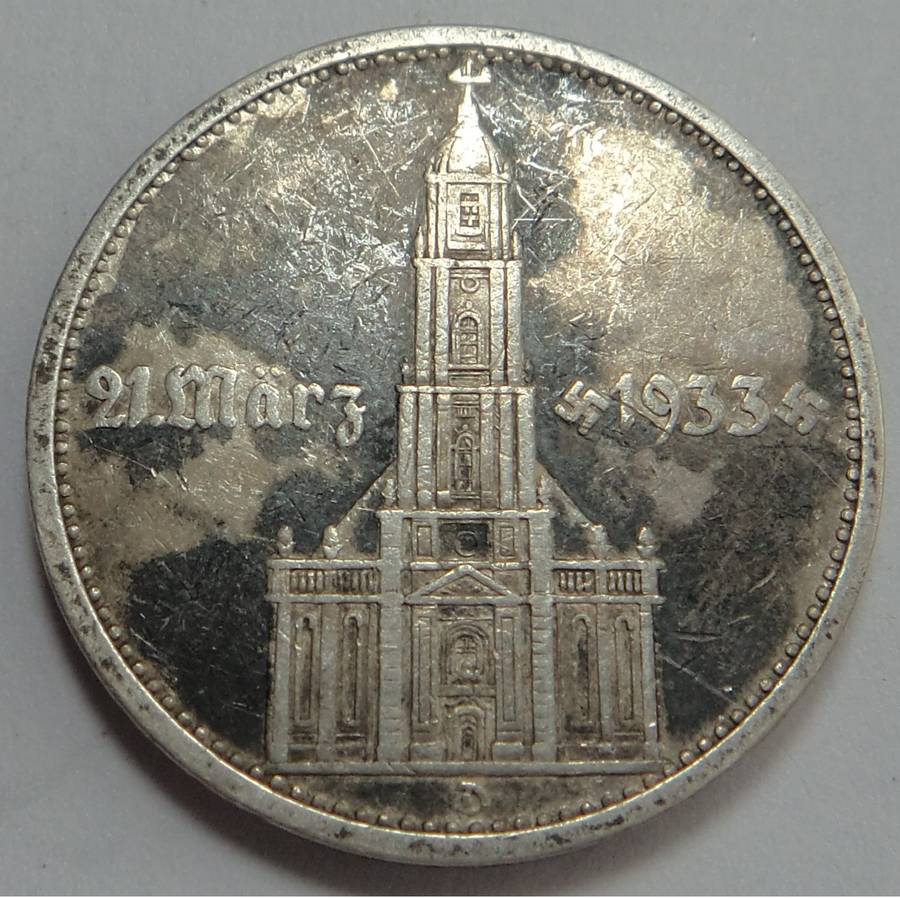 Deutsches Reich: Silver 5-Reichsmark 1934
