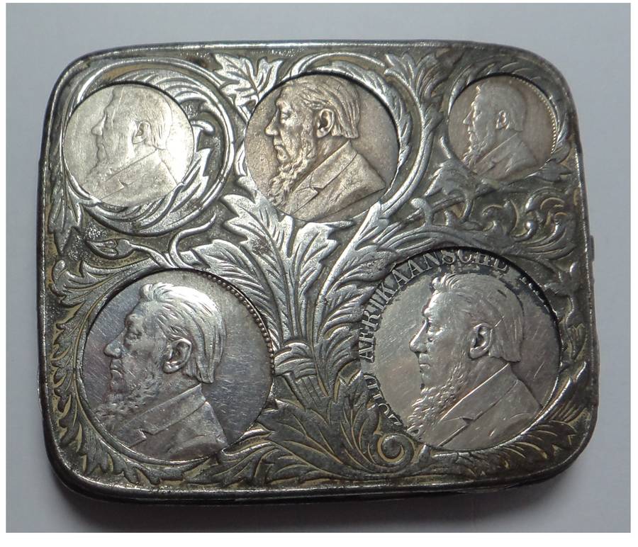 Coin Holder with Set of Paul Kruger Silver Coins