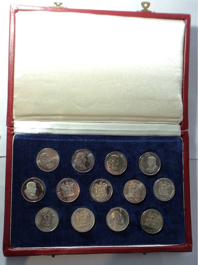 Republic of South Africa: Fifty Cent Collection (all Proofs)