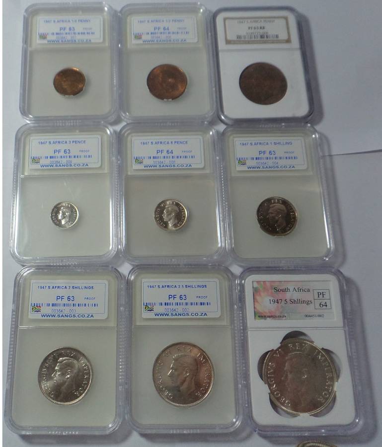Union of South Africa: Graded Proof Set of 1947