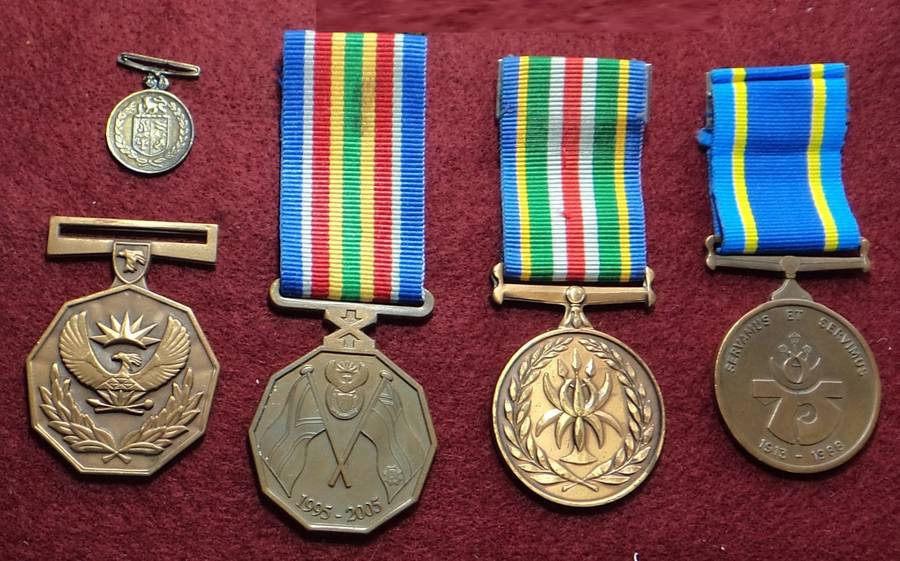 Collection of South African Police Medals
