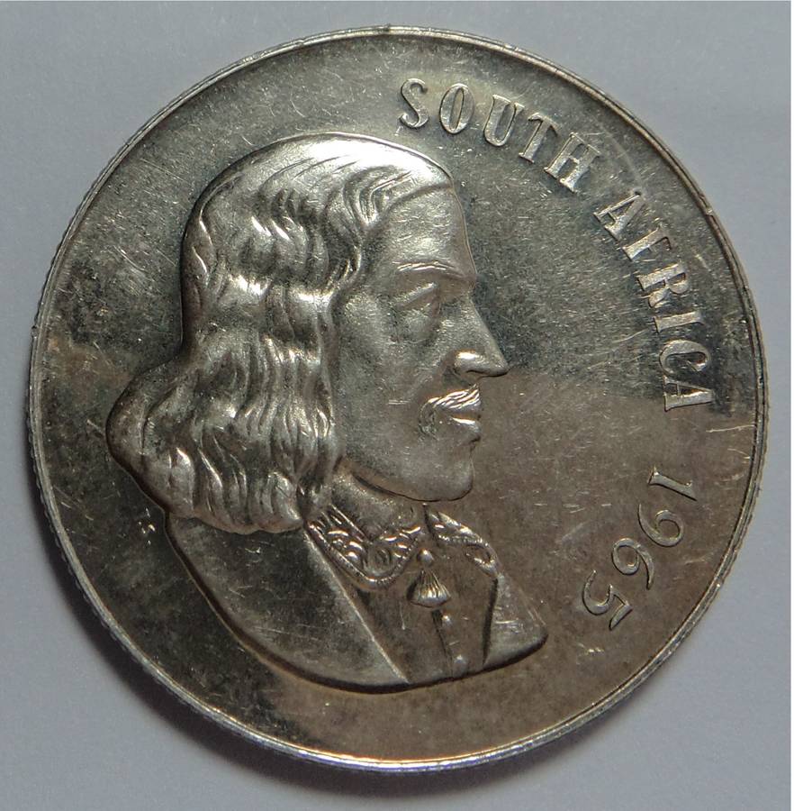 Republic of South Africa: Silver R1 (English) 1965