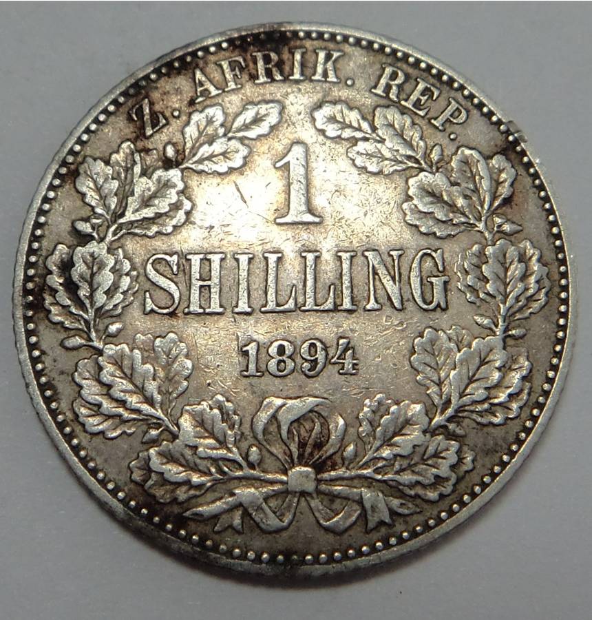 Paul Kruger ZAR Shilling of 1894