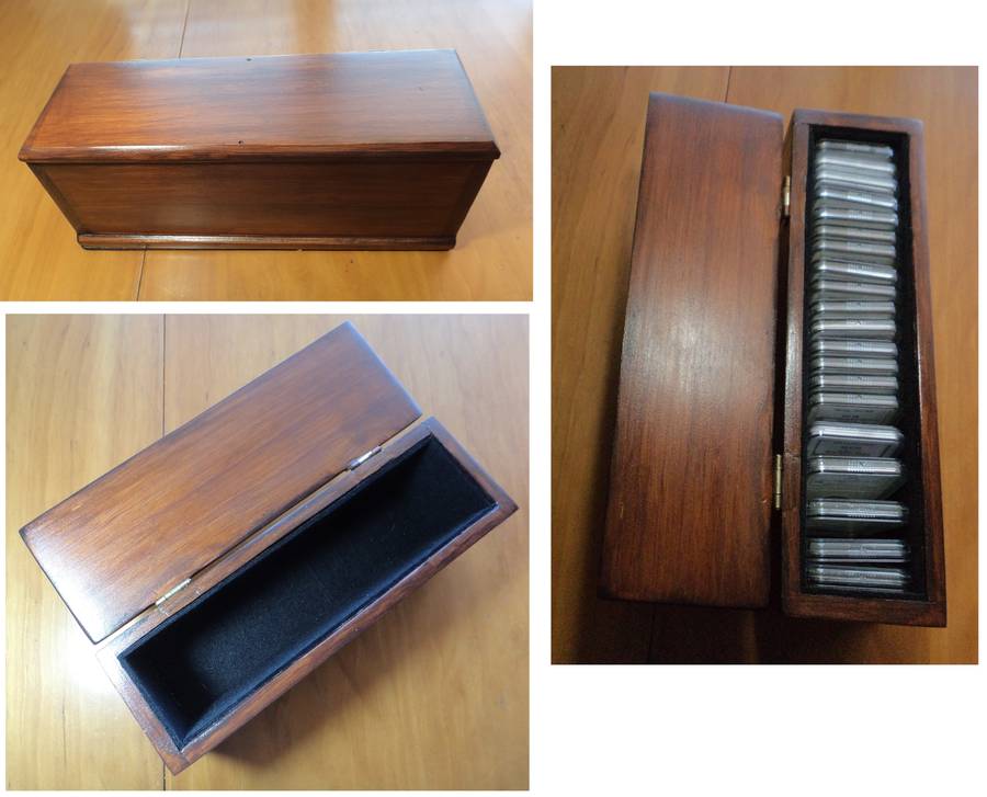 Wooden Box for storing Sangs & NGC Slabbed Coins