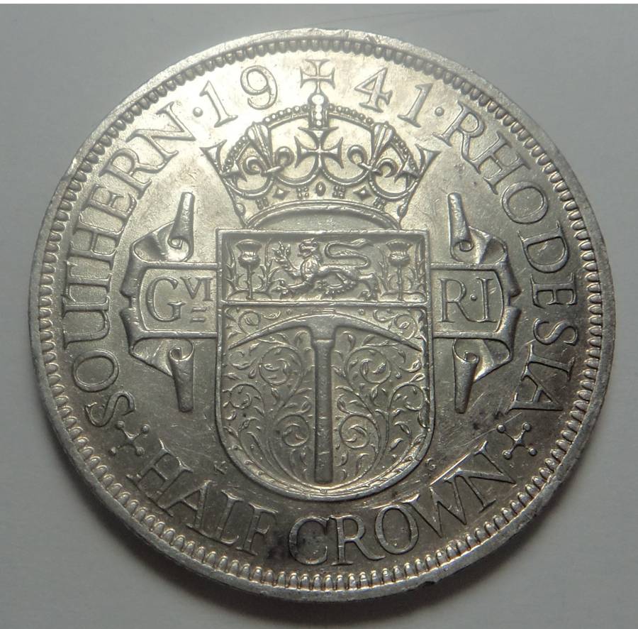 Southern Rhodesia: Silver Half-Crown of 1941
