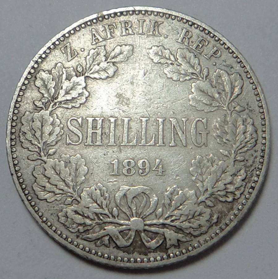 Paul Kruger ZAR Shilling of 1894 (Error Coin?)