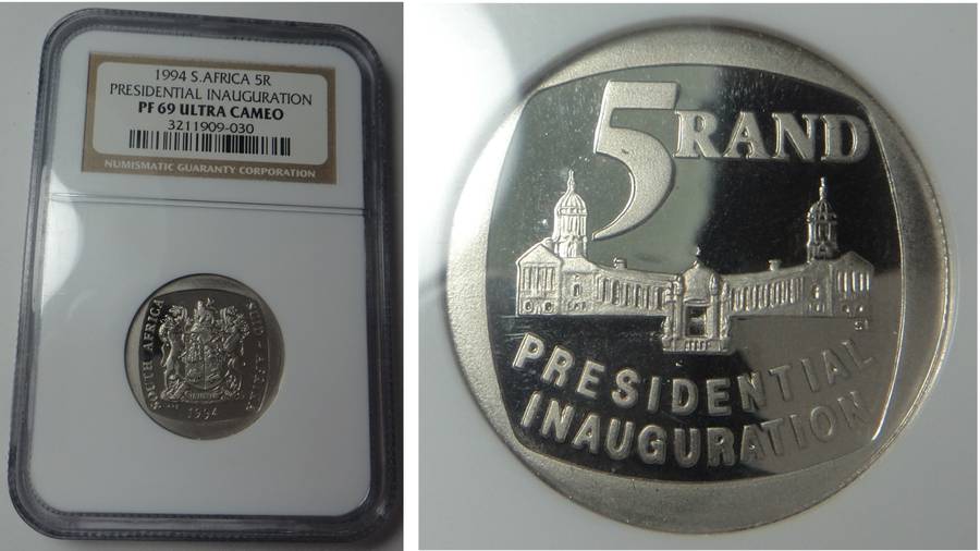 1994 Presidential Inauguration R5 NGC PF 69 Ultra Cameo