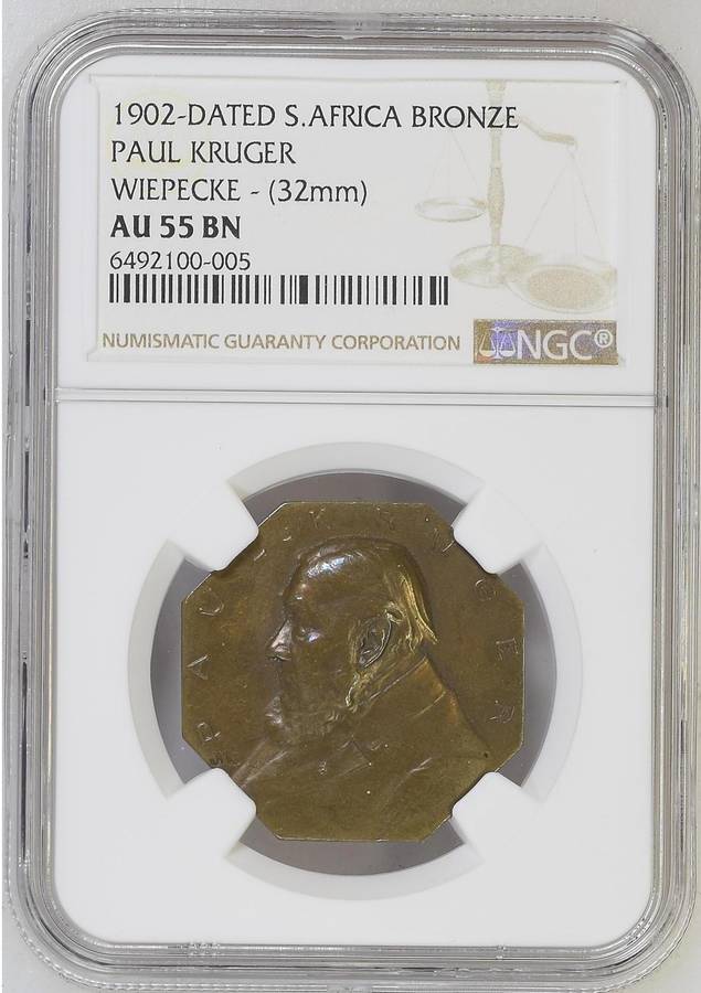 Boer War: Paul Kruger (Nil Desperandum) 1902, NGC AU 55 BN
