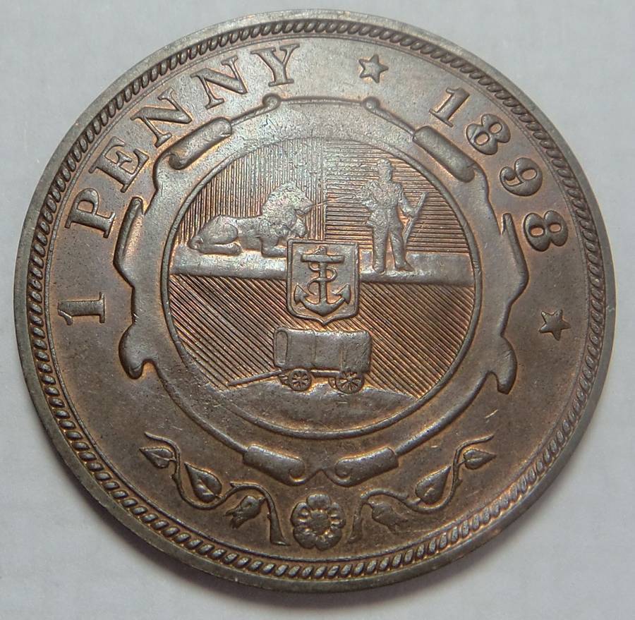 Paul Kruger Penny of 1898 (Uncirculated)