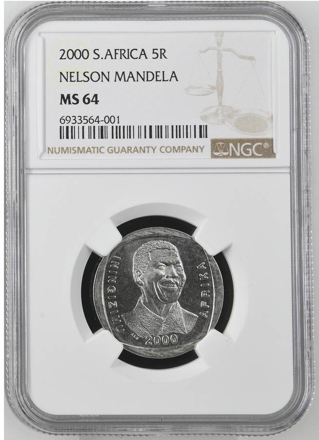 RSA Mandela R5 of 2000, NGC MS64