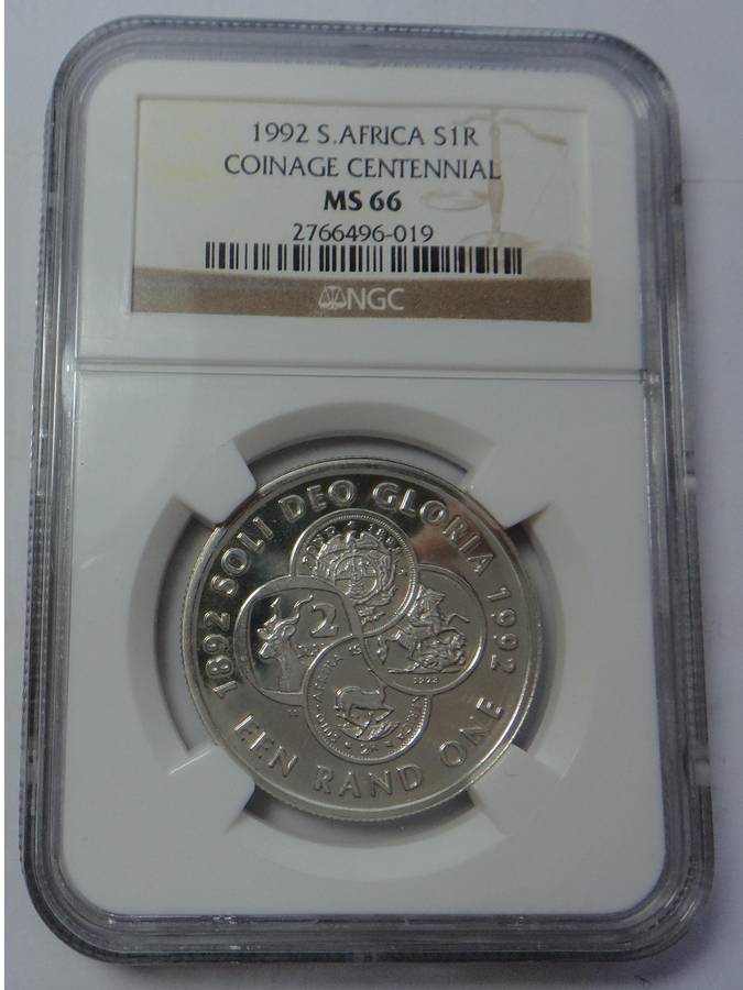 1992 Silver R1 (Coinage) NGC MS 66