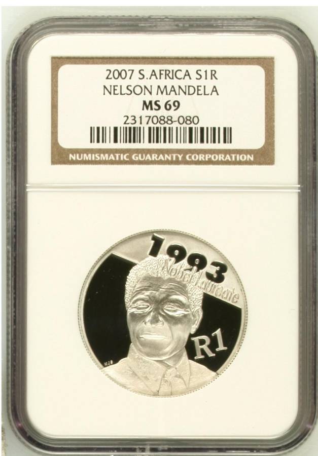 2007 Silver R1 (Mandela) NGC MS 69 (Top Pop)