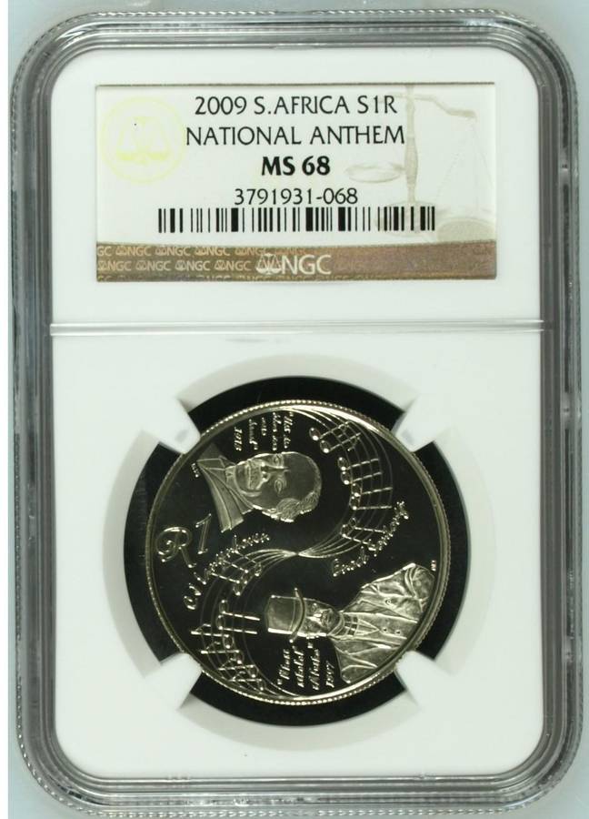 2009 Silver R1 (National Anthem) NGC MS 68 (Pop 2)