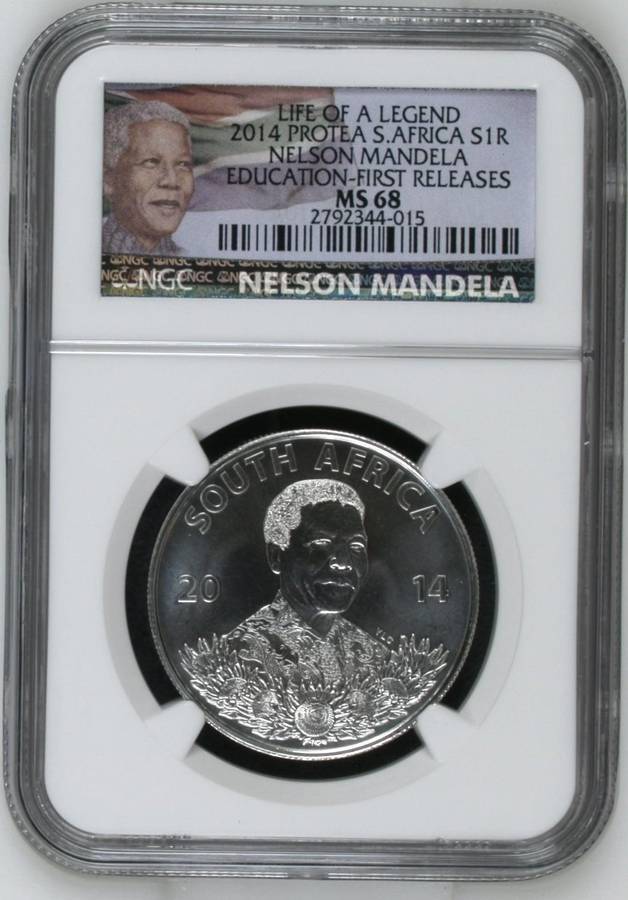 2014 Silver R1 (Education, First Releases) NGC MS 68