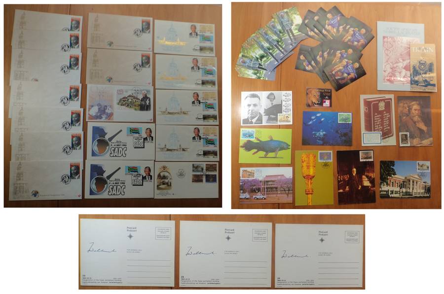 Collection of various South African Philatelic items