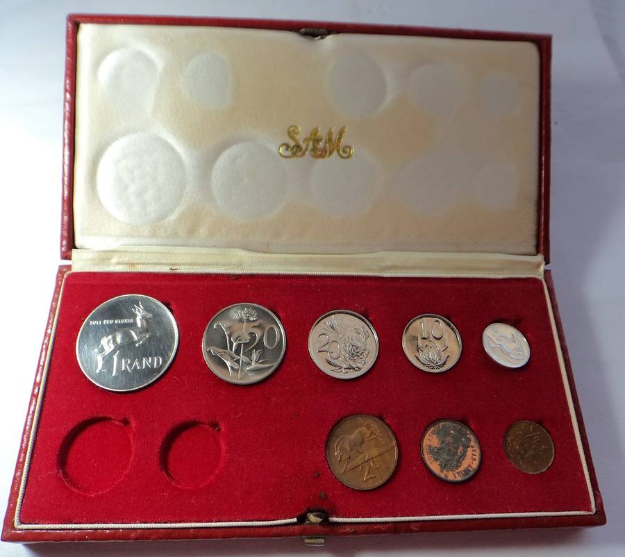 RSA Proof set of 1977 (3 sets available in red boxes)