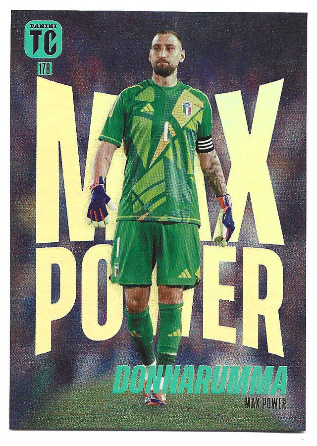 GIANI DONNARUMMA - PANINI `TOP CLASS` 2025 COLLECTION - FOIL MAX POWER TRADING CARD 178
