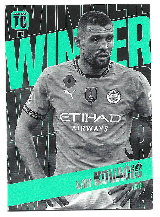 MATEO KOVACIC - PANINI `TOP CLASS` 2025 COLLECTION - FOIL WINNER TRADING CARD 182