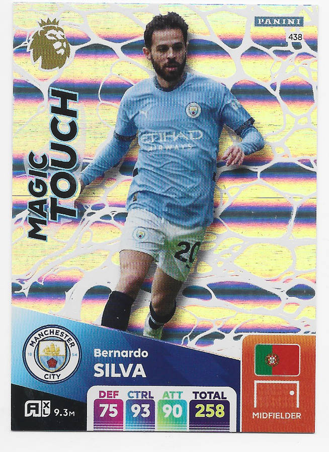 BERNARDO SILVA -  PANINI English Premier League 2024/25 - FOIL "MAGIC TOUCH" TRADING CARD 438