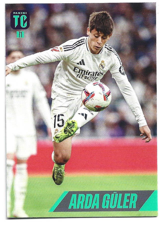 ARDA GULER - PANINI `TOP CLASS` 2025 COLLECTION -  BASE TRADING CARD 71