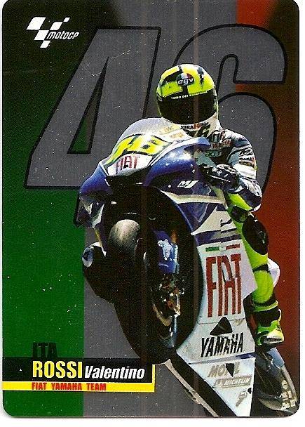 VALENTINO ROSSI - MOTO GP 2004/05 CARD COLLECTION - LOT of 4 RARE TRADING CARDS