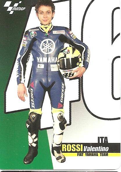 VALENTINO ROSSI - MOTO GP 2004/05 CARD COLLECTION - LOT of 4 RARE TRADING CARDS