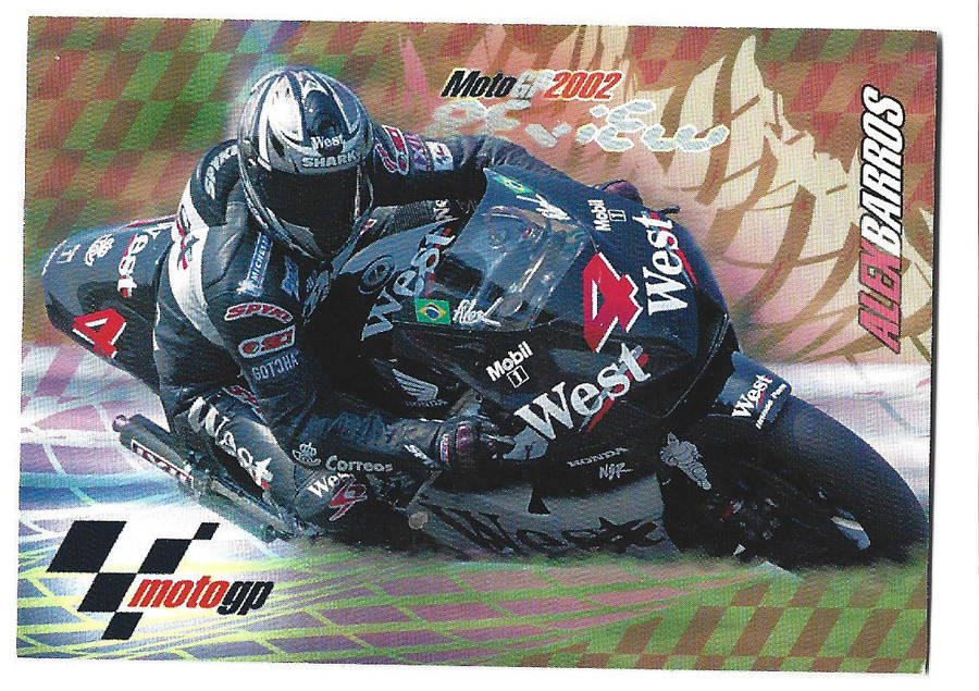ALEX BARROS - PANINI MOTO GP 2003 CARD COLLECTION - Lot of 3 Trading Cards
