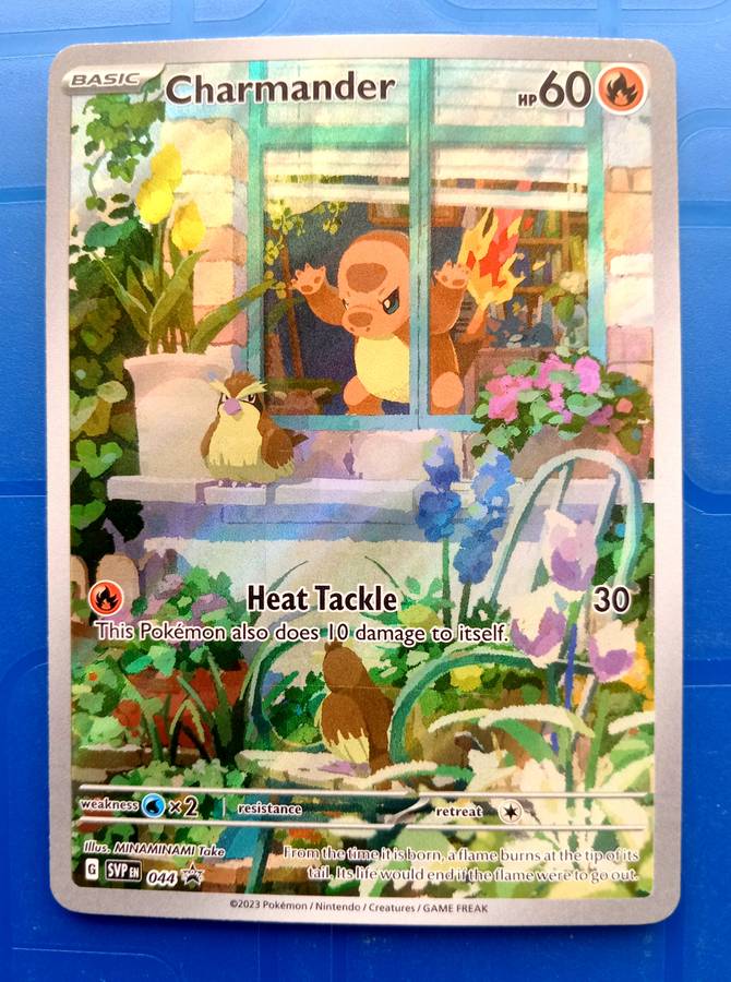 CHARMANDER SVP 044 Blackstar Promo ULTRA RARE HOLO POKEMON TCG Trading Card