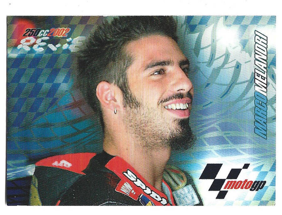 MARCO MELANDRI - PANINI MOTO GP 2003 CARD COLLECTION - Lot of 6 Trading Cards