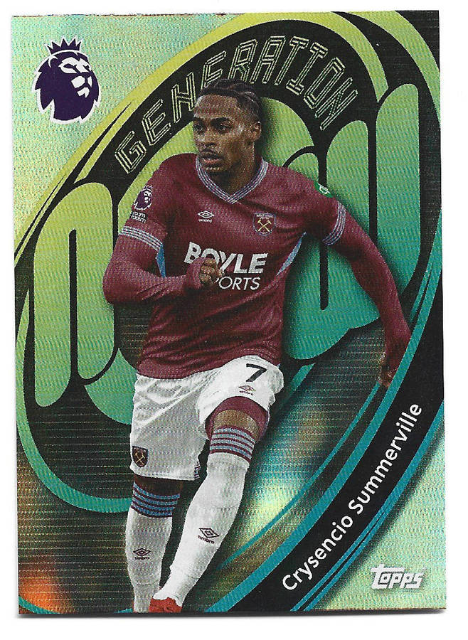 C. SUMMERVILLE - TOPPS Premier League Premium 2025/26 Collection - "GENERATION NOW" Trading card 286