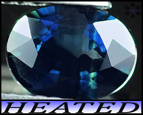 1.62ct Medium Deep Blue Sapphire - VVS - Sri Lanka Ceylon Oval (Heated Gently)