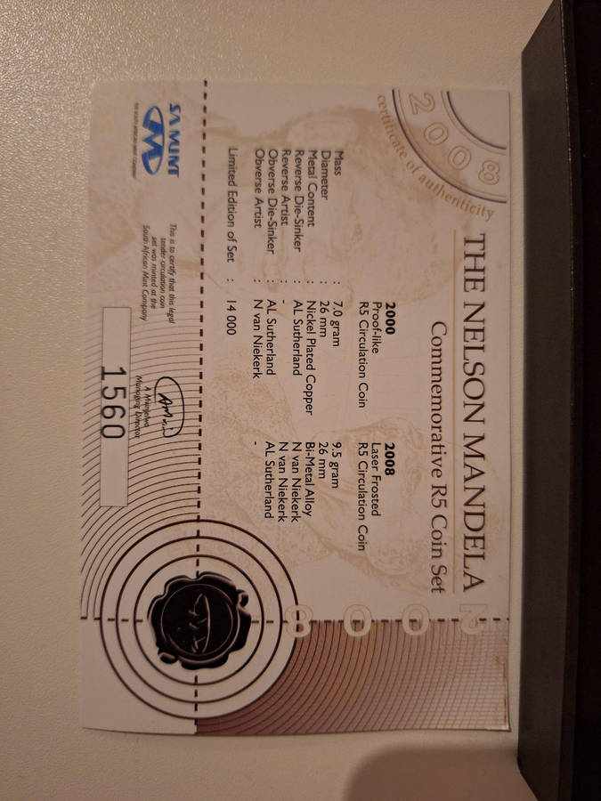 Nelson Mandela Commemorative Set