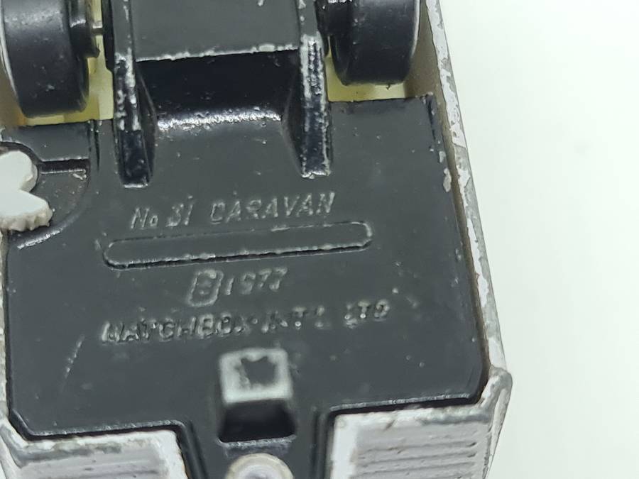 Matchbox no 31 caravan