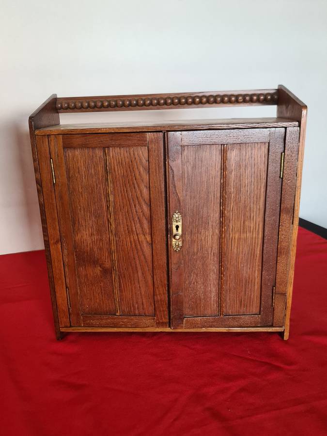 Oak Sales man sample cupboard