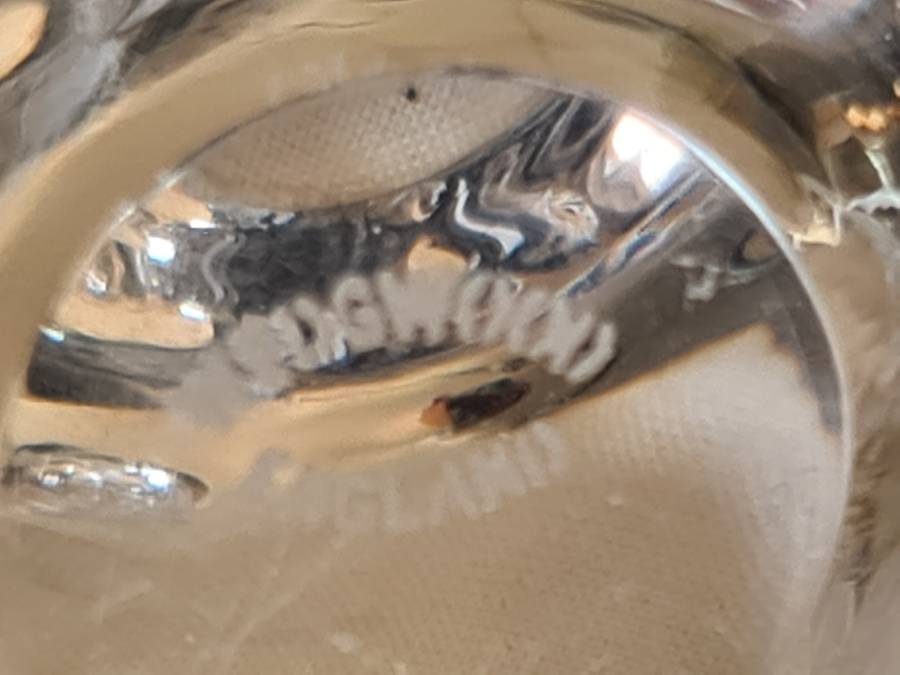 Wedgwood England glass bird paperweight