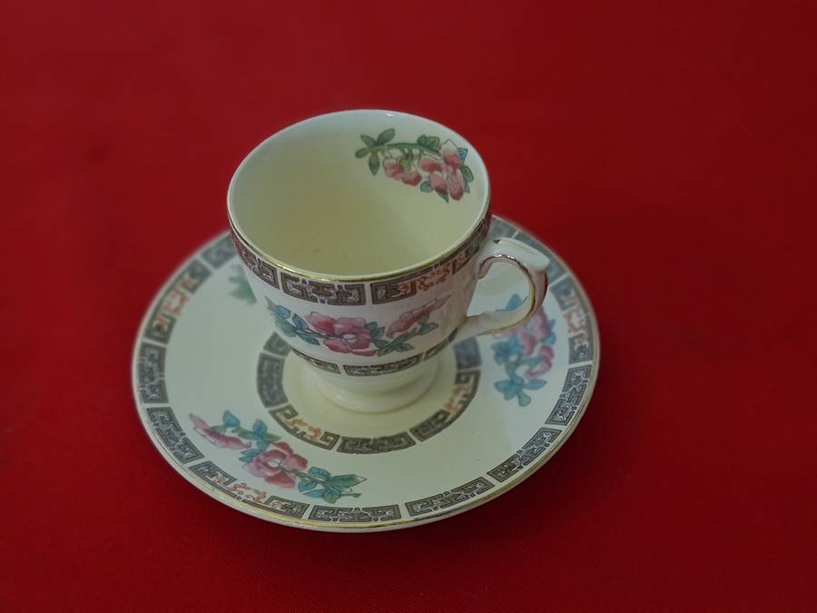 New Hall Hanley, Staffordshire England Coffee Duo