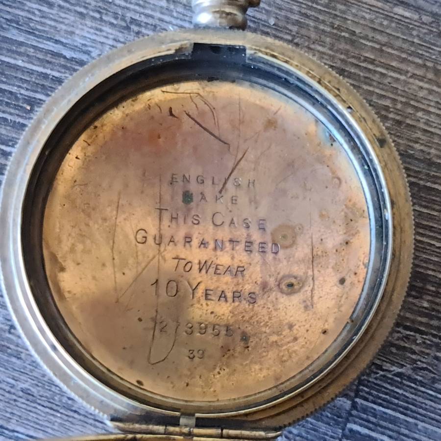 Antique Pocket watch empty casings