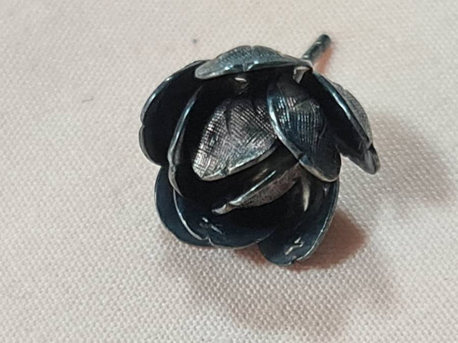 Black Rose Earrings