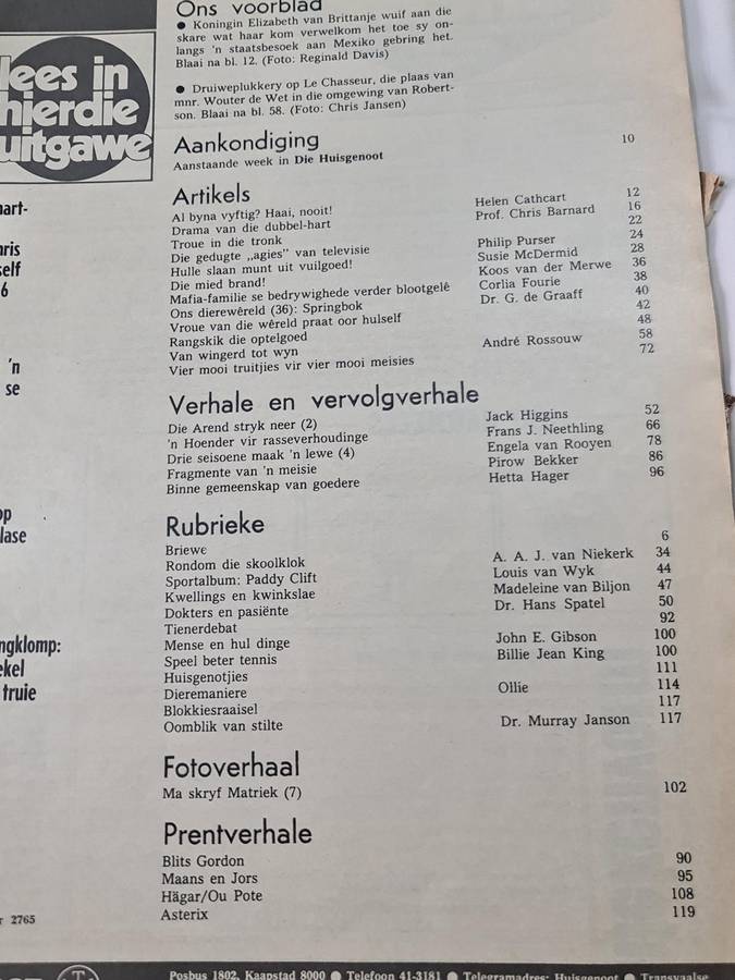 Huisgenoot 11 April 1975, Drama van die Dubbel hart