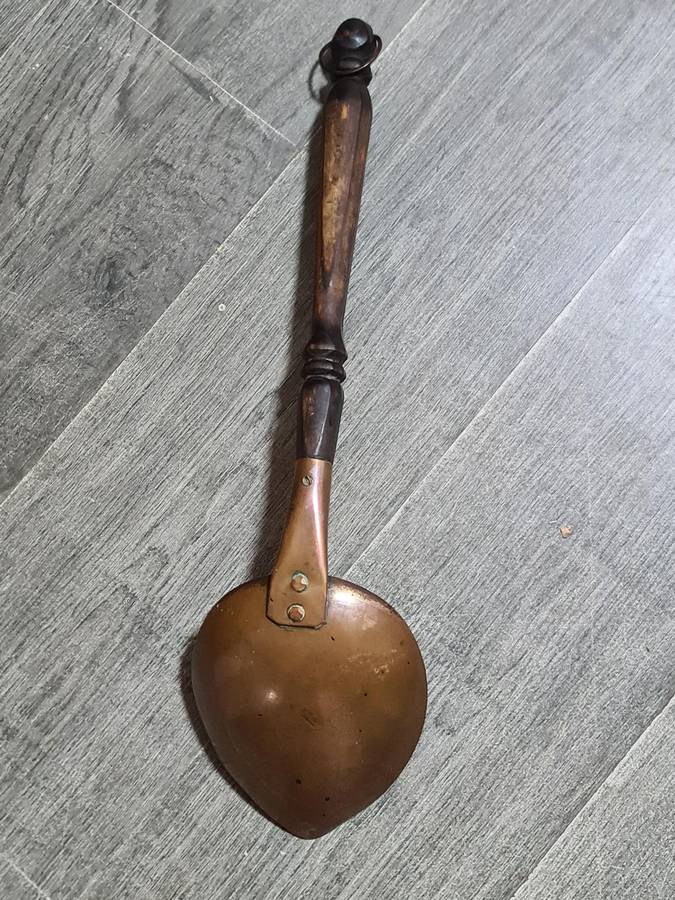 Large de Klerk copper ladle