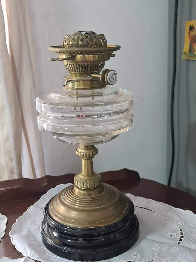 Hinks no.2 Duplex oil/parafine lamp